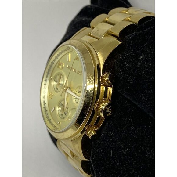 Michael Kors Runway MK5055 Womens Stainless Steel Analog Dial Quartz Watch EY116 - Picture 4 of 12